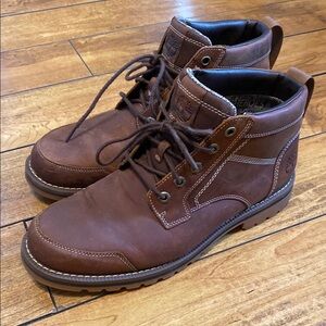Timberland Brown Leather rebotl ortholite boots